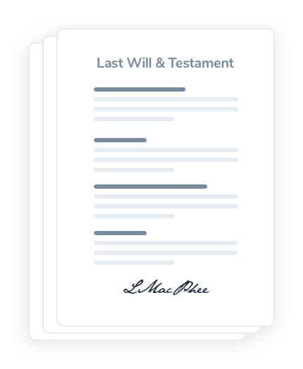 Print, sign and witness your Will document